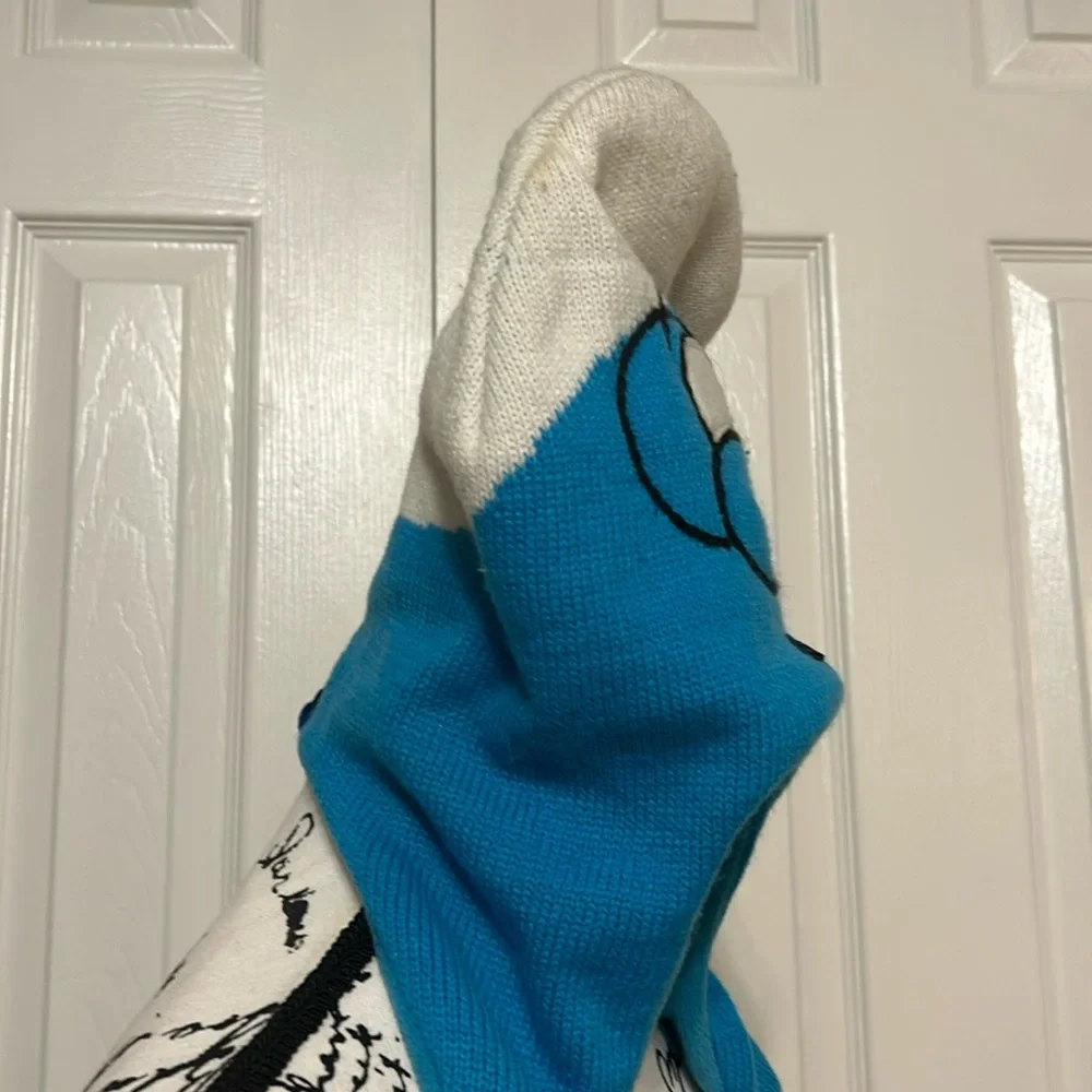 Smurf Winter Knit Fleece Hat